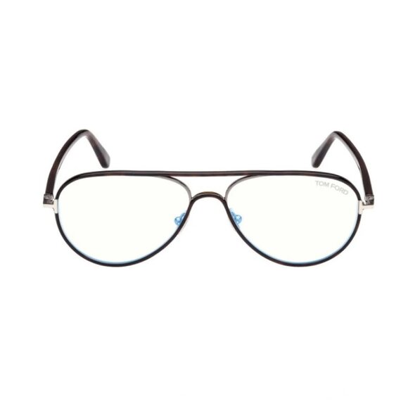 NEW TOM FORD FT5897-B/S 052 EYEGLASSES TF5897-B 052 HAVANA MEN AVIATOR EYEWEAR - Picture 2 of 3